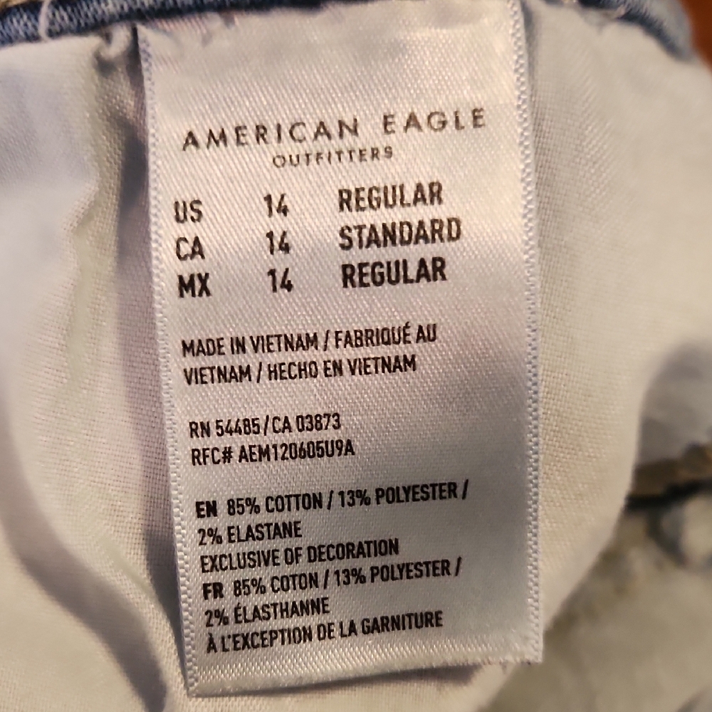 American Eagle Light Wash Jeggings - Picture 4 of 6